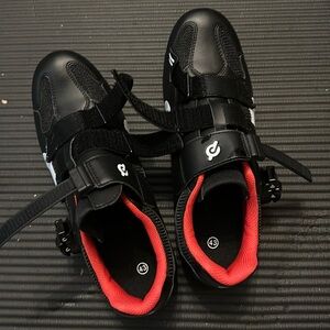 Peloton cycling shoes.